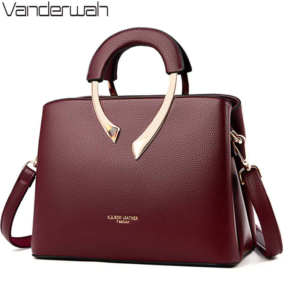 Luxury Bags Storage - Натуральная VANDERWAH Высококачественная повседневная сумка-тоут из