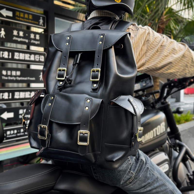 Luxury Bags For School - Новые поступления, кожаный рюкзак, роскошная мужская