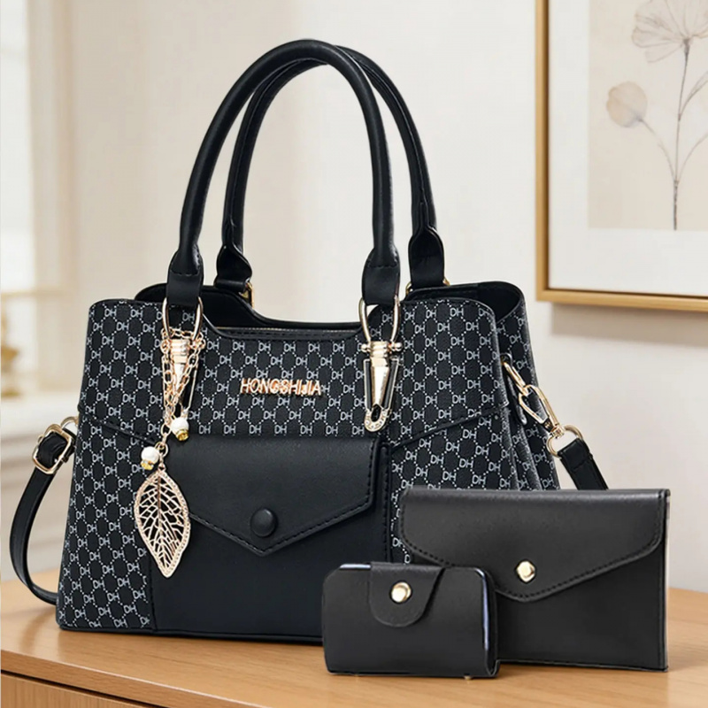 Luxury Bags Women - Элитные текстурированные вместительные сумки-тоут для поездок