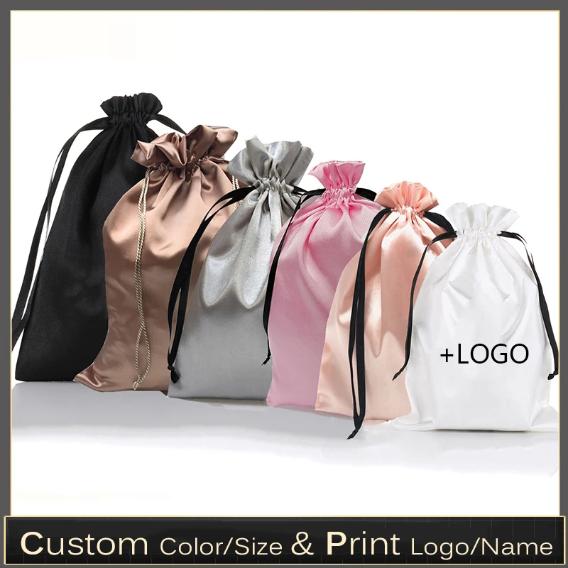 Luxury Bags For School - 10 шт. Индивидуальные атласные мешочки для