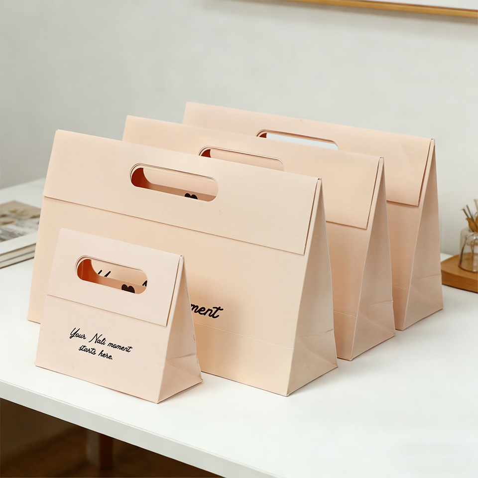 Luxury Bags For School - Элитный бумажный пакет с плоскими ручками,
