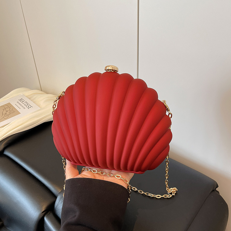 Luxury Bags Made In China - Женская мини-сумка в виде ракушки, акриловая