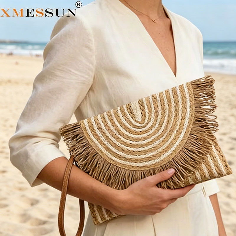 Luxury Bags Storage - Модная роскошная плетеная сумка-клатч с большой