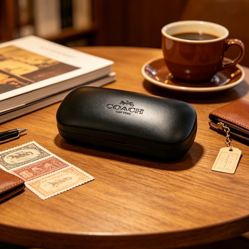 Черный жесткий футляр для очко – обзор и цена Luxury Bags Coach